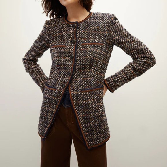 Veronica Beard Alessia Tweed Boucle Jacket - Picture 1 of 1